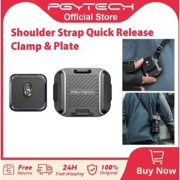 PGYTECH Kit di Montaggio per Tracolla Fotocamera con Morsetto a Sgancio Rapido e Piastra, Adattatore per Fotocamera in Lega di Alluminio con Piastra Arca Swiss