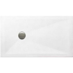 Tecnomat PIATTO DOCCIA ALTHEA IN PIETRA CERAMICA BIANCO 70x120 cm H 3 cm PILETTA Ø 90 cm