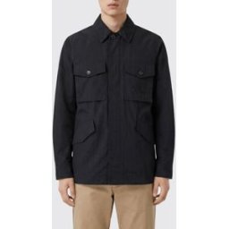 Burberry Giacca camicia in tessuto tecnico riciclato Blue Taglia L