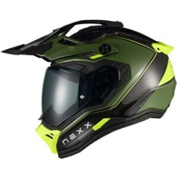 Casco Moto integrale Adventure Nexx X.RALLY Raid Verde Giall taglia S