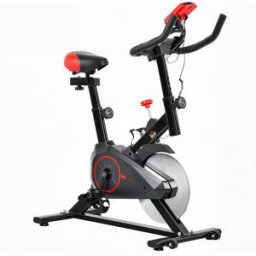 Cyclette Da Casa Con Resistenza Regolabile, Cyclette Professionale Da Camera Con Sella E Manubrio Regolabile, Monitor Lcd, Sensore Battito Cardiaco P
