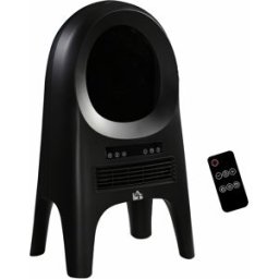 Termoventilatore A 3 Modalità Di Riscaldamento Con 3 Temperature Regolabili, 33.7x25.5x60.4 Cm, Nero
