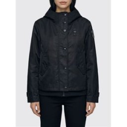 Blauer Giacca con cappuccio e logo Nero Taglia S