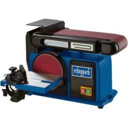 Scheppach, Rettificatrice + lucidatrice, Levigatrice a nastro e a disco BTS800 (Smerigliatrice, Tritacarne da banco)