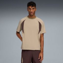 PUMA T-shirt CLRT 2G dal taglio morbido da uomo, Abbigliamento, Beige, XL