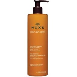 LABORATOIRE NUXE ITALIA Srl Nuxe Reve de Miel Gel Doccia Viso e Corpo al Miele 400ml, Pelli secche e sensibili, Idratante, Detergente naturale