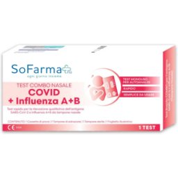 SO.FARMA.MORRA SpA ALL TEST Kit Antigenico Rapido SARS-CoV-2 e Influenza A/B, 1 kit