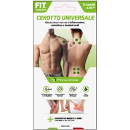 D.FENSTEC Srl Fit Therapy Patch Cerotto Universale - Sollievo Dolori Muscolari, 10 Cerotti