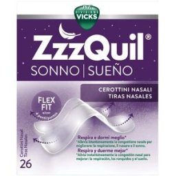 PROCTER & GAMBLE SRL ZzzQuil Cerottini Nasali, 26 Pezzi