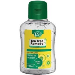 ESI SpA Esi Gel Igienizzante Tea Tree Remedy 100ml – Gel Igienizzante con Tea Tree Oil, Aloe Vera, Antibatterico e Idratante