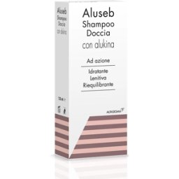 SKINIUS Srl Aluseb Doccia Shampoo con Alukina, 125 ml