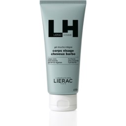 Lierac Homme Gel Doccia Multifunzione Viso Corpo Capelli e Barba, 200 ml