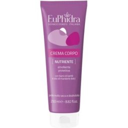 ZETA FARMACEUTICI SpA Euphidra, Crema Corpo Nutriente Emolliente e Protettiva, 250 ml