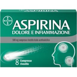BAYER SpA Bayer, Aspirina Dolore e Infiammazione, 8 Compresse