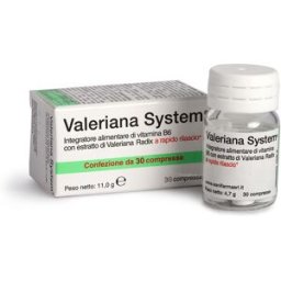 FIDIA FARMACEUTICI Valeriana System 30 Compresse - Integratore Alimentare