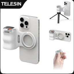 TELESIN Telefono magnetico Fotocamera Shoot Hand Grip Supporto per telefono Aiuto per il tiro Maniglia per telecomando per Iphone HUAWEI SAMSUNG Phone