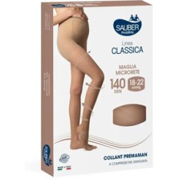 ITALSILVA COMMERCIALE Srl Collant Premaman 140 Denari Linea Classica Colore Nero Taglia 3 - Sauber Collant Premaman