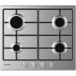 Candy Cel6pbrx Piano Cottura 4 Fuochi A Gas Da Incasso Larghezza 60 Cm Colore Inox - Cel6pbrx Serie Timeless