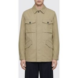 Burberry Giacca camicia in cotone Beige Taglia L