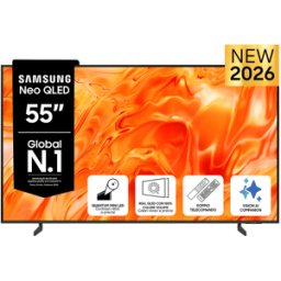 Samsung QE55QN70HAUXZT TV MINI LED, SMART TV, 55 ", Mini Processore NQ4 AI Processor, Black, Classe E