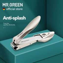 MR.GREEN Tagliaunghie antispruzzo Tagliaunghie in acciaio inossidabile Strumenti per manicure Tagliaunghie dal design bionico