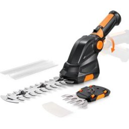 DOVAMAN Forbici per erba alimentate a batteria da 3,6 V, cavo di ricarica USB, batteria da 1500 mAh, adatte per la cura del prato e l'area più stretta