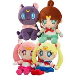 GFNANHAI Giappone Anime Sailor Moon giocattoli di peluche Tsukino Usagi Kaiou Michi bambola di pezza da ragazzina arredamento della camera farcito regali Kawaii per la fidanzata