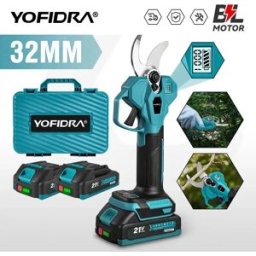 Yofidra 32 millimetri Brushless Potatore Elettrico Cesoia 2 Gear Cordless Forbici Rami di Albero Attrezzi Da Giardino Per Makita 21V Batteria Spille