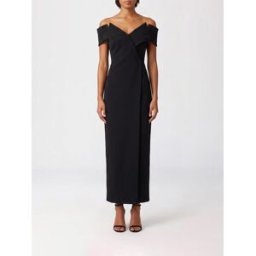 Khaite Abito midi in crêpe Nero Taglia 2