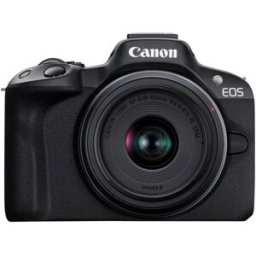 Canon EOS R50, Black + RF-S 18-45 IS STM + RF-S 55-210mm F5-7.1 IS STM Kit MILC 24,2 MP CMOS 6000 x 4000 Pixel Nero (5811C023)