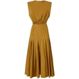 vestiti casual donna pinko - suzzara abito popeline - bronze