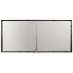 Novy Maxi Pure line 855 Cappa da soffitto per esterni, superficie in acciaio inox