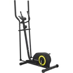 Sportnow Cyclette Ellittica per Casa con Bluetooth, Compatibile con App, 8 Livelli di Resistenza, Volano e Display LCD, Nero Aosom Italy