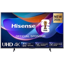 Hisense 43A6S, Smart TV 43" 4K TV, 60Hz, DTS Virtual X, VIDAA OS con 1000+ APP, HDR 10+, Game Mode Plus, Bluetooth, Wifi, Alexa Built-in, AirPlay2, lativù