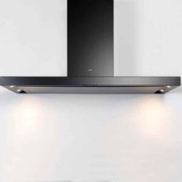 Novy Flat line 7612 Cappa aspirante a parete , nera, 120 cm