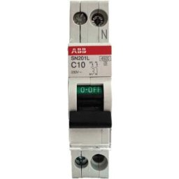 Abb INTERRUTTORE DIFF MAGNETOTERMICO CLASSE A 1P+N 6A 4,5KA AC 30mA 1 MODULO