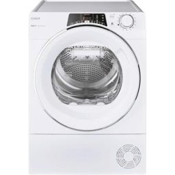 Candy ROE H8A2TCEX-S , Asciugatrice pompa di calore 8 kg, Wi-Fi, 7 programmi rapidi, Cassetto Easy Case, Classe E (Ex A++), Bianco