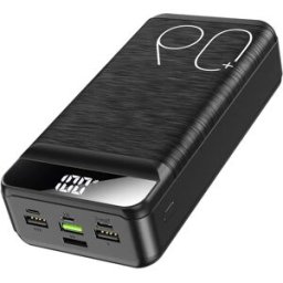 hganus 60000mAh Power Bank QC PD3.0 22.5W Ricarica rapida Powerbank Caricatore portatile Batteria esterna per iPad iPhone Xiaomi
