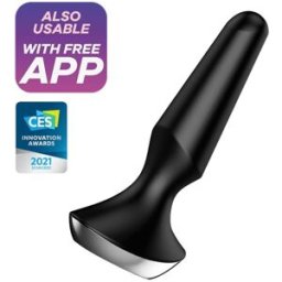 SATISFYER CONNECT Plug Anale Vibrante Satisfyer Plug-Ilicious 2 — Silicone, App