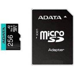 Adata Premier Pro Incl. adattatore (256 GB, microSDHC, U3, UHS-I), Scheda di memoria, Blu