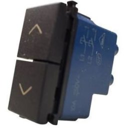 Vimar PULSANTE DOPPIO ARKE' GRIGIA INTERBLOCCATO 10A 250 VAC 1P/NP + 1P/NO