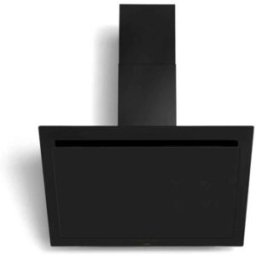 Novy Vision 7833 Cappa aspirante a parete , nera con vetro nero, 90 cm