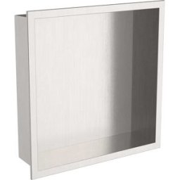 Tecnomat NICCHIA DA INCASSO PER DOCCIA 30x30 cm ACCIAIO SPAZZOLATO IN ACCIAIO INOX AISI 304