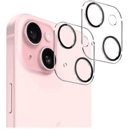 PHONIX VETRO TEMPERATO PER FOTOCAMERE Camera Lens Protection iPhone 15 confezione 2pz