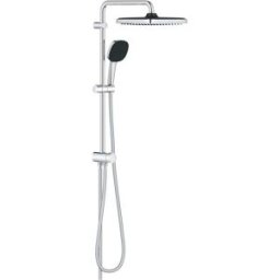 Grohe COLONNA DOCCIA VITALIO COMFORT 250 CROMO 3 GETTI CON DEVIATORE SOFFIONE 25x25 cm INT.FISSO