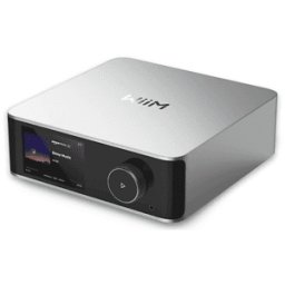 WIIM Ultra Music Streamer & Preamplificatore Digitale, Compatibile con GoogleCast, Alexa, Spotify, Amazon Music, Tidal, Touchscreen 3,5", HDMI ARC, Ingresso Phono, Uscita Cuffie. Colore Argento