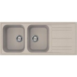 SMEG Lavello Reversibile Due Vasche E Gocciolatoio Avena Lz116av2