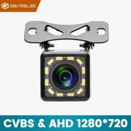 gearelec CVBS/AHD Telecamera per retromarcia per auto HD Monitor video per parcheggio retromarcia Cavo per visione notturna di backup impermeabile per autoradio Mp5