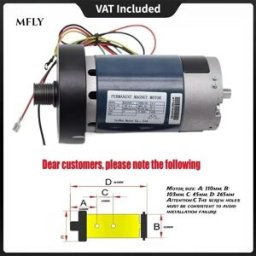 XMSJ Motore universale a magnete permanente CC per tapis roulant 180V 3HP
