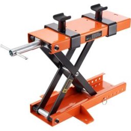 SucceBuy Sollevatore per moto 1100 LBS Martinetto per sollevamento a forbice per moto con perno di sicurezza Supporto per sollevamento per martinetto per moto in acciaio per moto 1100 lbs